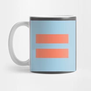 Grey and Teal Equality Shirt Mug